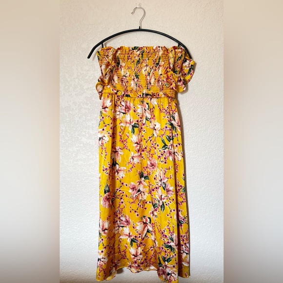 Cami NYC Yellow Floral Dress - Picture 4 of 4